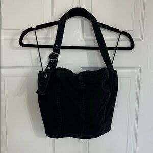 Love Tree Denim Halter Top